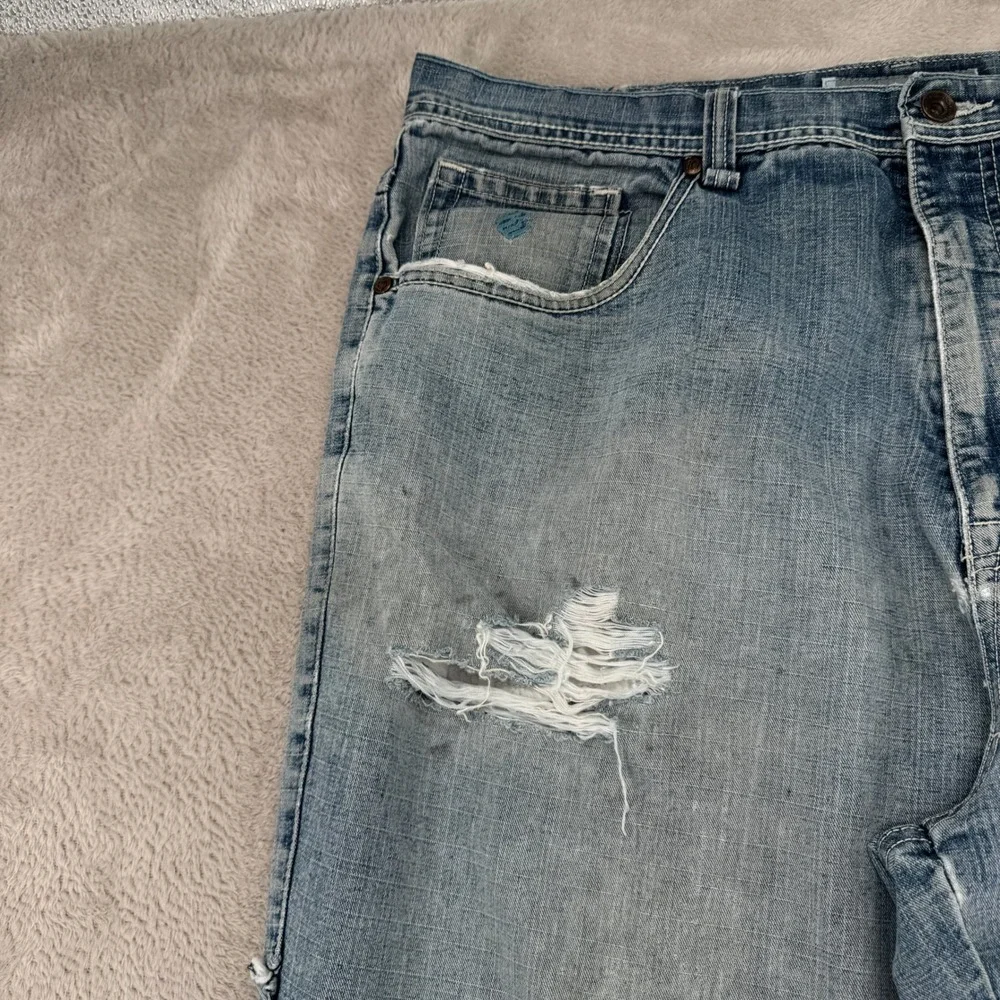 Vintage Y2K Rocawear Ivy League Edition Jeans‎ Mens 40x33 Blue Denim Distressed